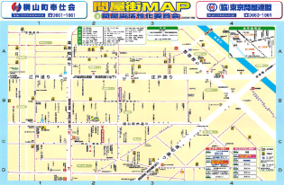 問屋街MAP