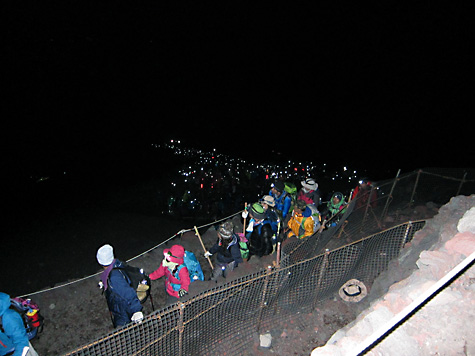 東京問屋連盟 - 文教委員会 - 富士登山2013