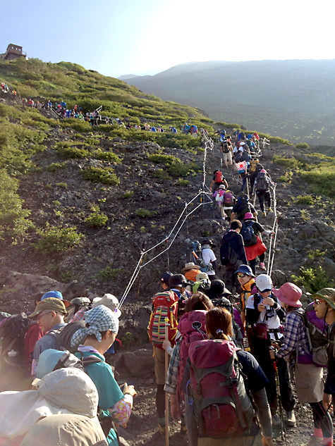 東京問屋連盟 - 文教委員会 - 富士登山2013