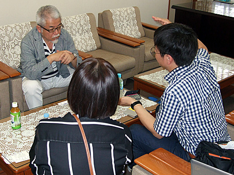 当組合相川浩理事長が韓国メディアの取材を受けました