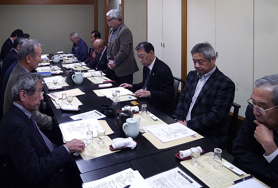 東京問屋連盟　12月定例理事会（兼役員年末懇談会）