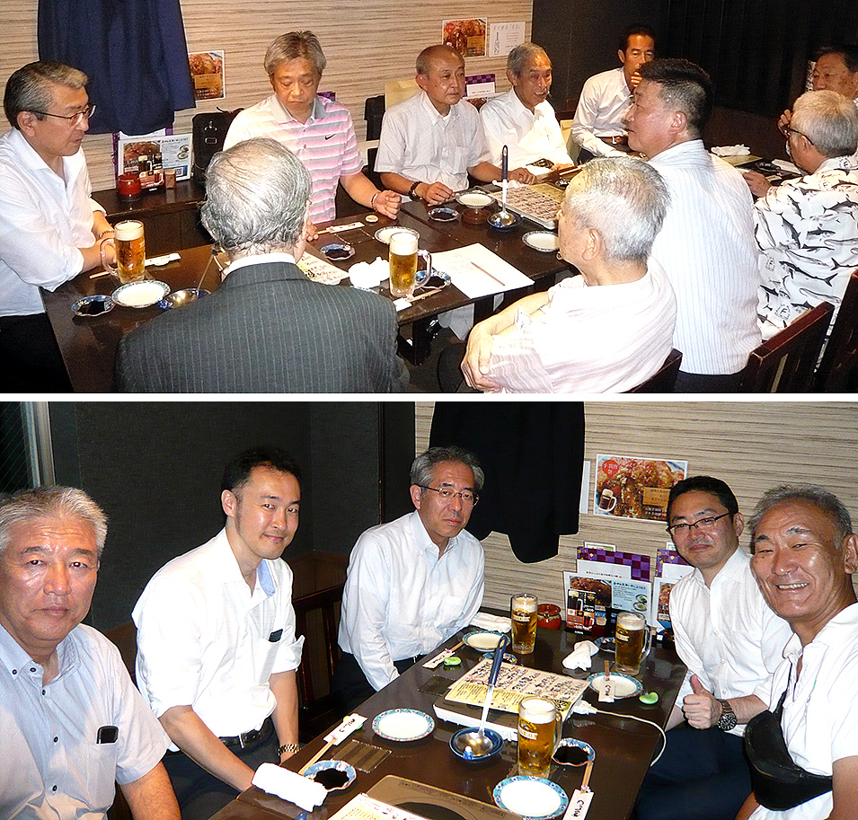 東京問屋連盟 - 定例理事会兼暑気払い